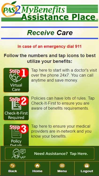 MyBenefits Assistance Place screenshot-3
