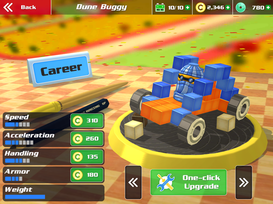 Pixel Car Racing - Voxel Racer screenshot 3