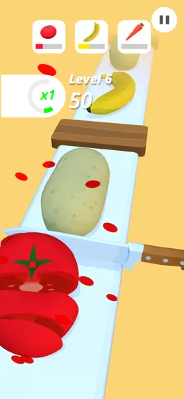 Game screenshot Perfect Slice – Chop Vegetable apk