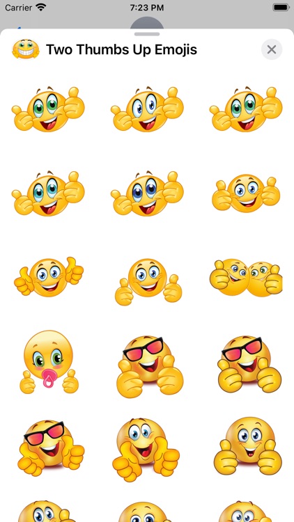 Two Thumbs Up Emojis screenshot-4