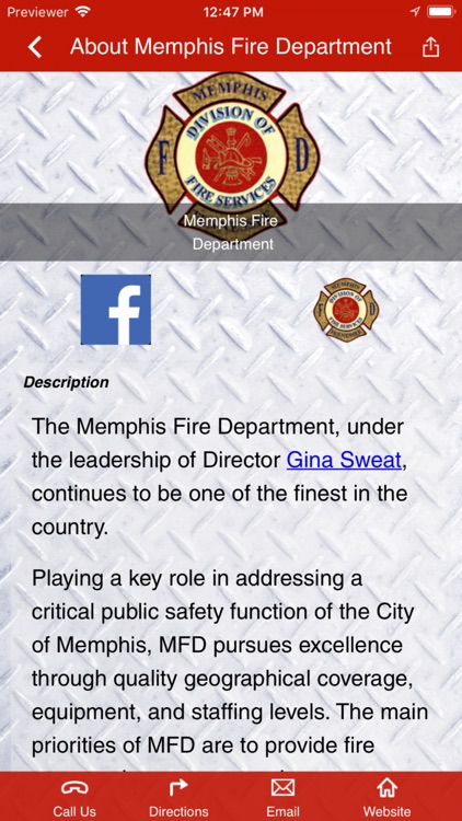 Memphis FD Wellness App