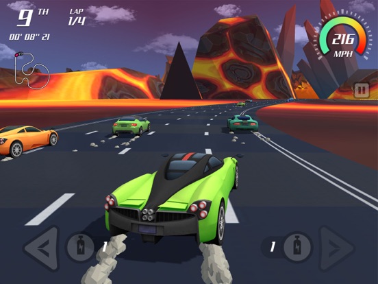 Car Racing Wheel-Smash Drivingのおすすめ画像1