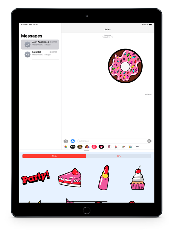 Fashion Donut - GIFs Stickers screenshot 2