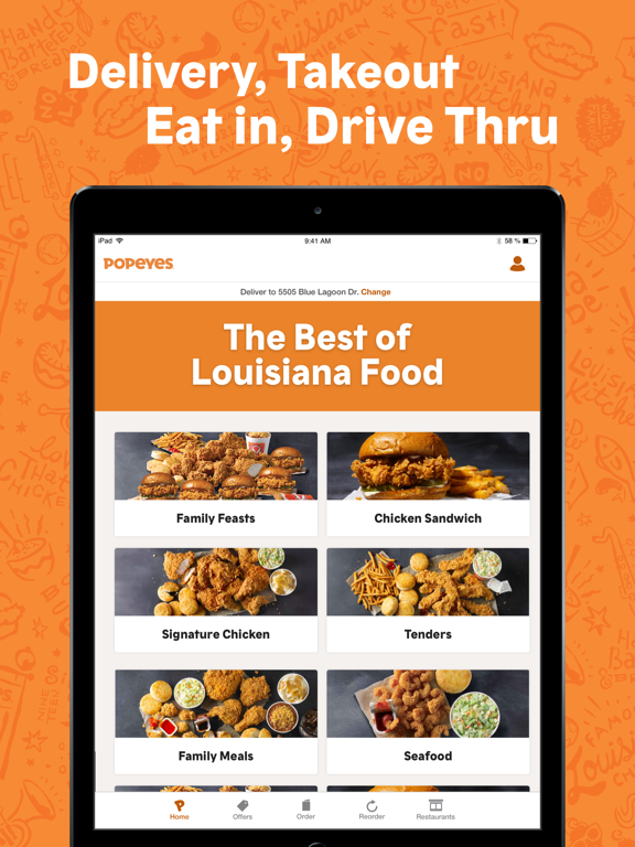 iPad Image of Popeyes®