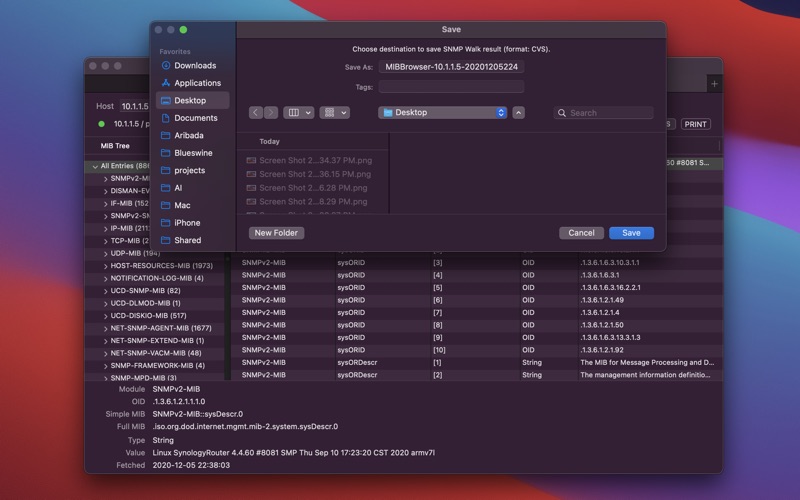 MIB Browser - SNMP Monitoring скриншот программы 8