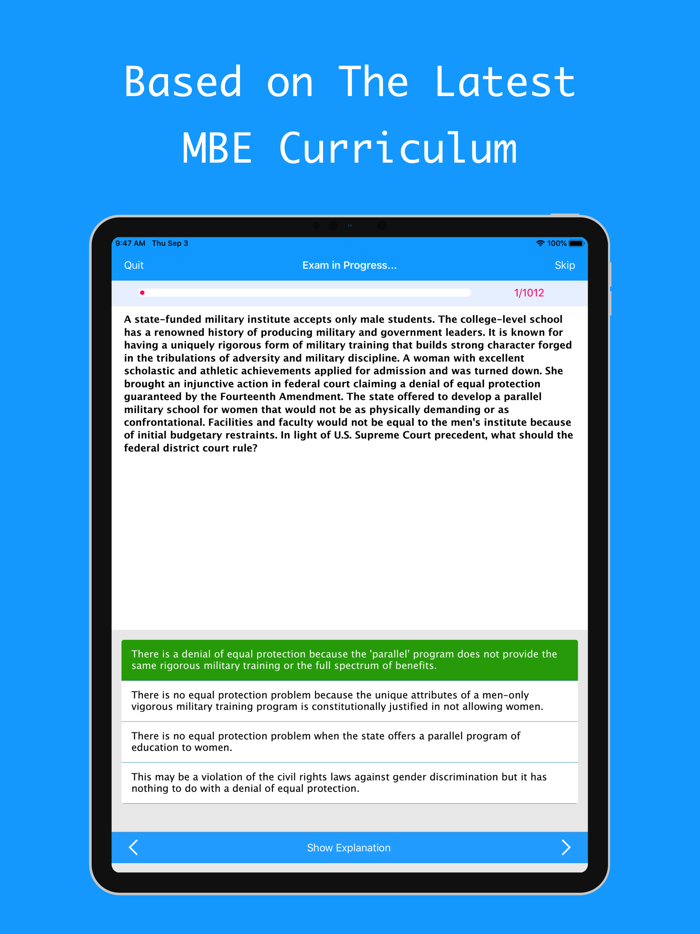 MBE  MPRE Bar Exam Prep