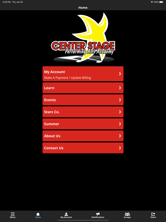 Center Stage PAA screenshot 2