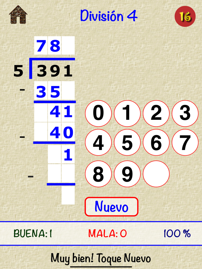 Ejercicios Matemáticas