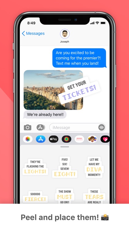 Broadway Stickers for iMessage screenshot-4