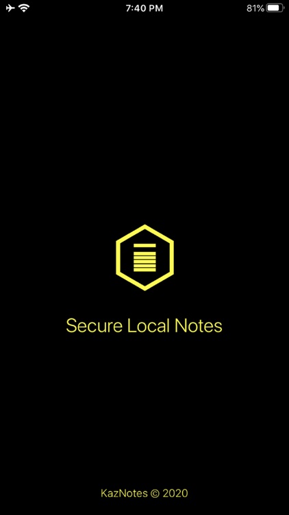 KazNotes - Secure Local Notes screenshot-3