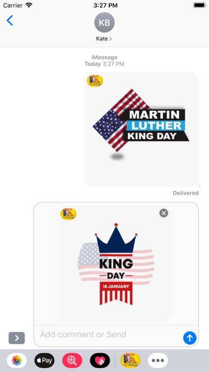 Martin Luther King Day Emojis screenshot-4
