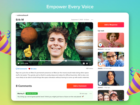 iPad Image of Flipgrid.