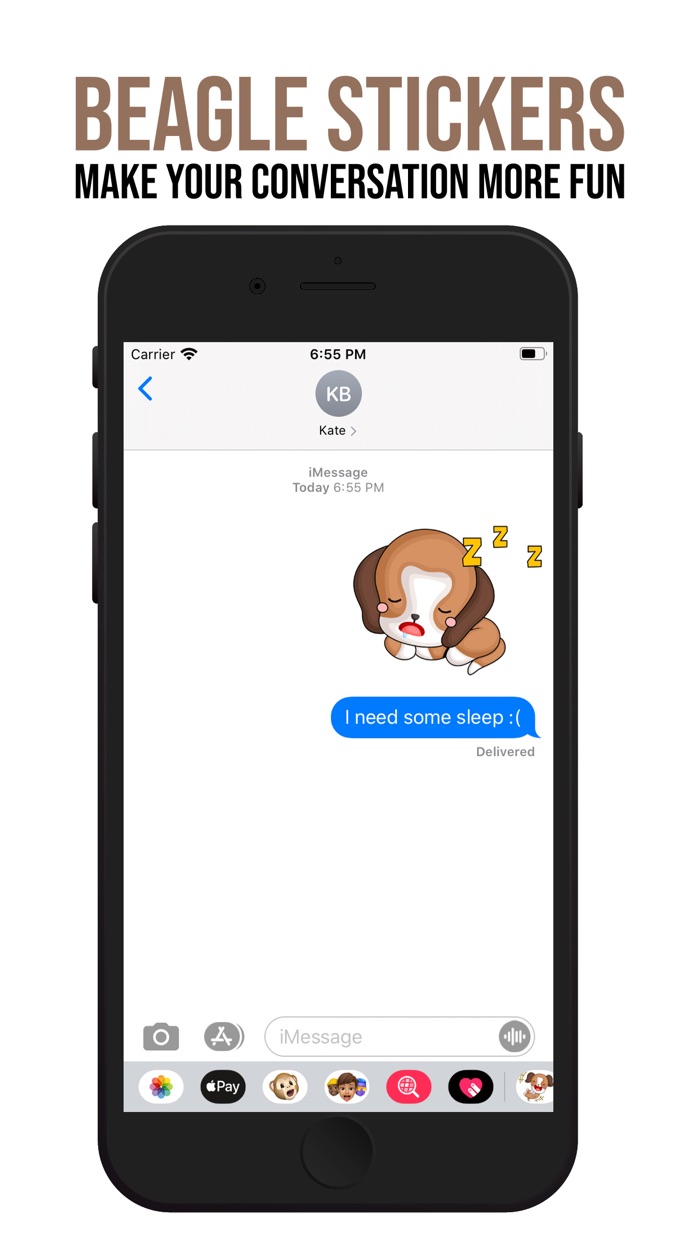 Cute Beagle Stickers