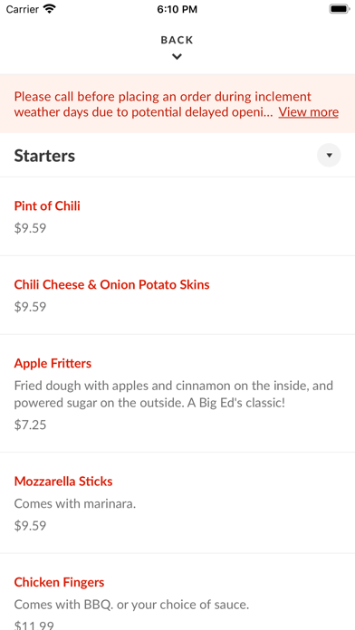 How to cancel & delete Big Ed's BBQ from iphone & ipad 3