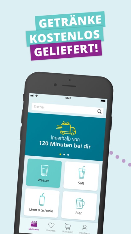 Durstexpress: Getränke per App