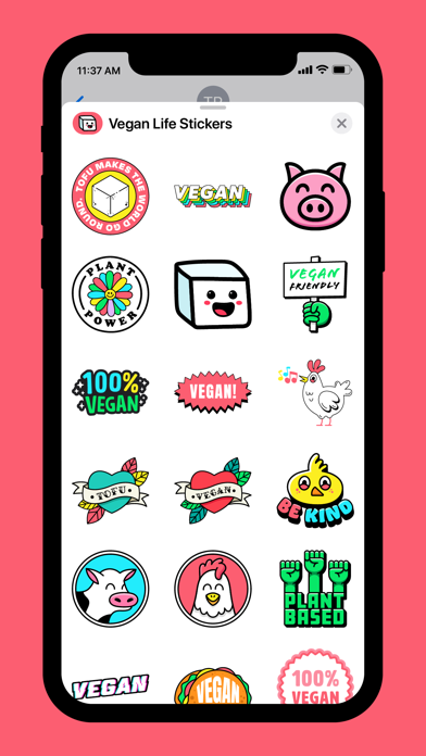 Vegan Life Stickers screenshot 4