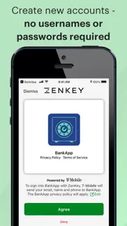 zenkey powered by t-mobile iphone screenshot 2