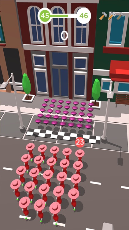 Crowd Street 3D- Traffic Cross screenshot-4