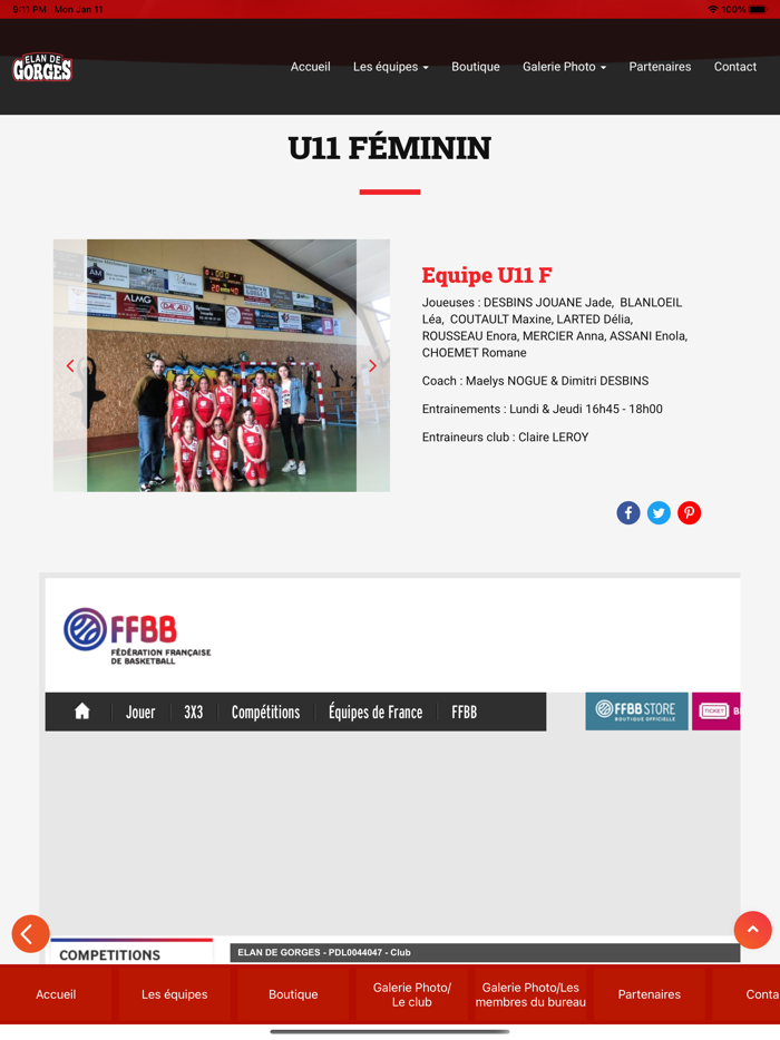 Elan De Gorges Basket-Ball