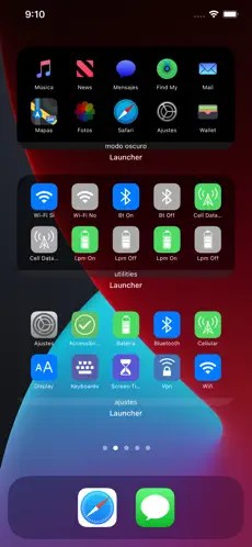 Imágen 2 Launcher con múltiples widgets iphone