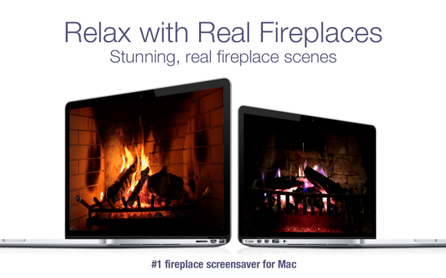 ‎Fireplace Live HD Screensaver Screenshot