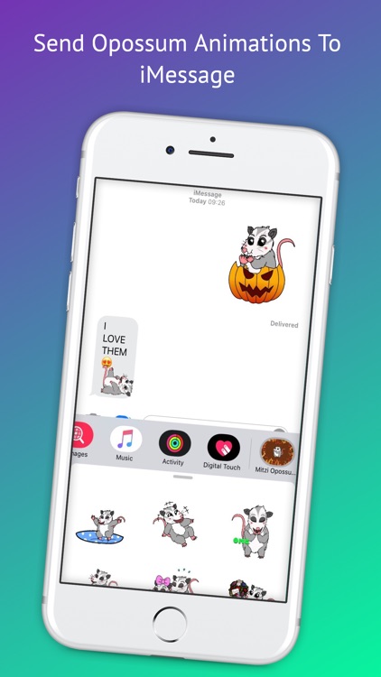 Mitzi Opossum Emoji's screenshot-3