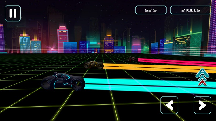 Neon Race - Light Bike Race screenshot-4