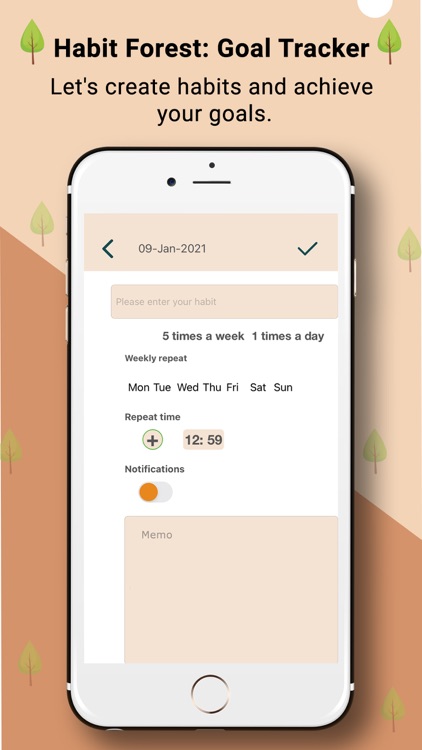 Habit Forest: Goal Tracker