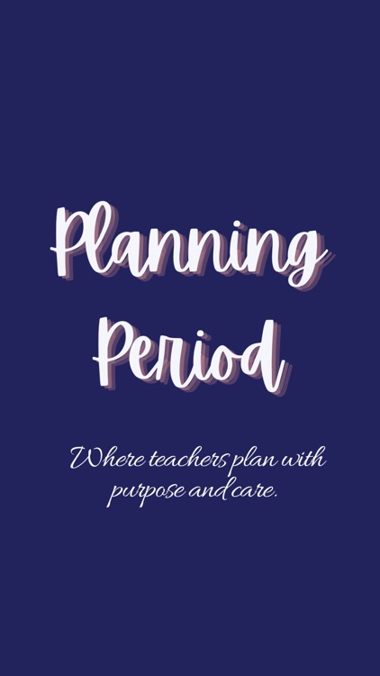 Planning Period