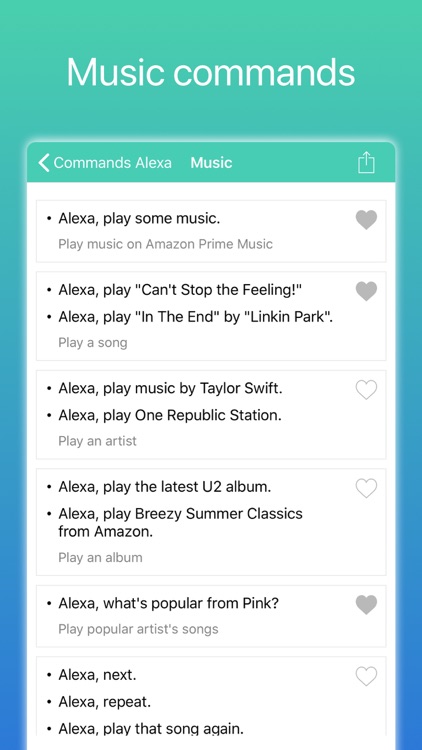 Commands for Alexa screenshot-1