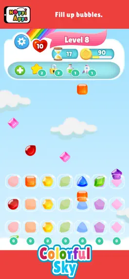 Game screenshot Colorful Sky - rainbow puzzle apk