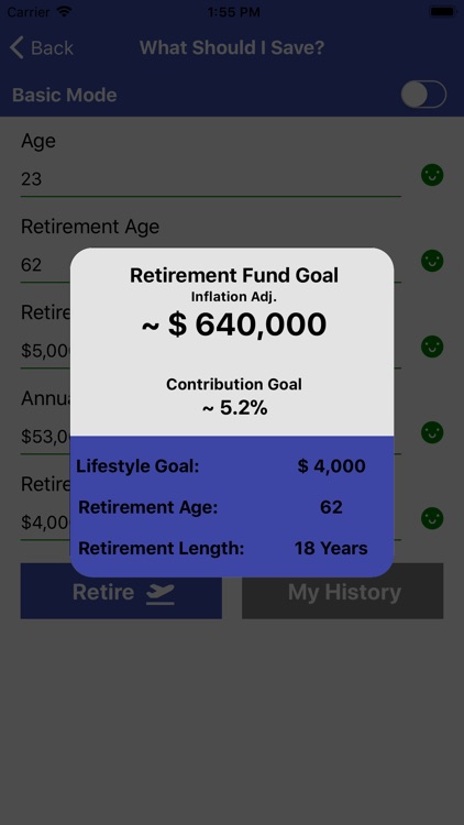 401Key - Retirement Calculator