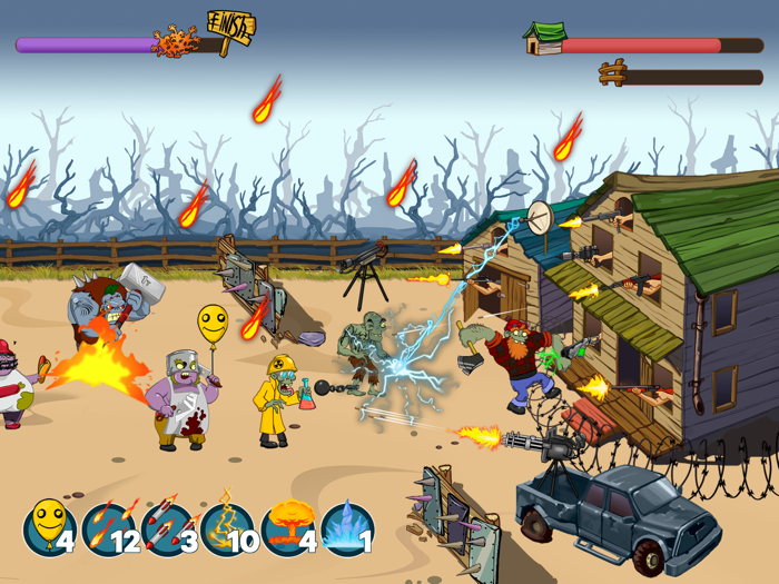 Zombies Ranch. Defense games