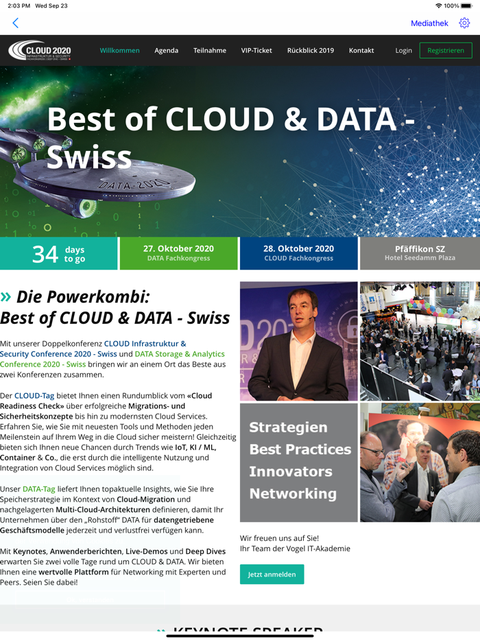 CLOUD DATA Days – Swiss