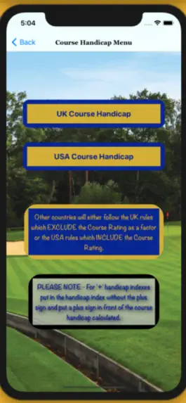 Game screenshot Golf Handicap Buddy apk