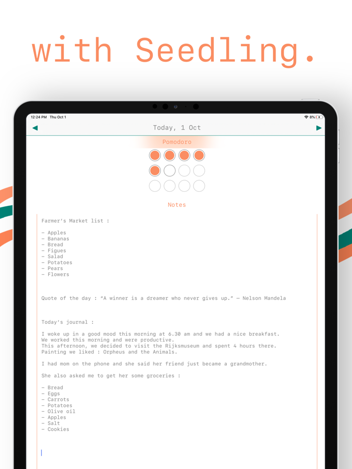 Seedling Daily Planner