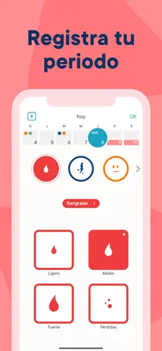 Capture 4 Clue - Calendario Menstrual iphone
