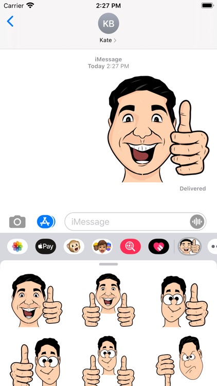 Thumbs Up Cartoon Emojis