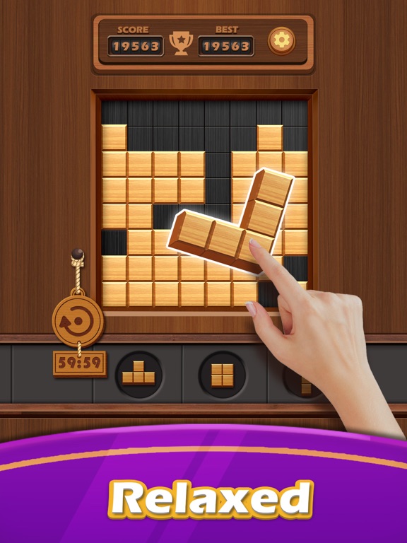 Wood Cube Puzzle: Slide Buildのおすすめ画像3