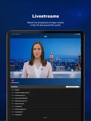 Immagine di 2 NTD: Live TV & Breaking News iphone