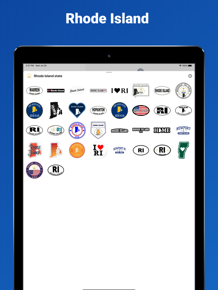 Rhode Island state - USA emoji