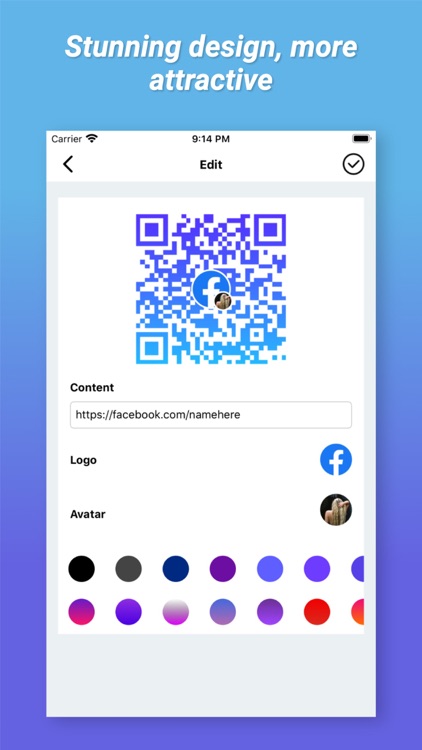 Color QR code Reader Scanner screenshot-3