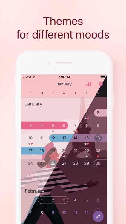 Clover Period Tracker Calendar screenshot-4