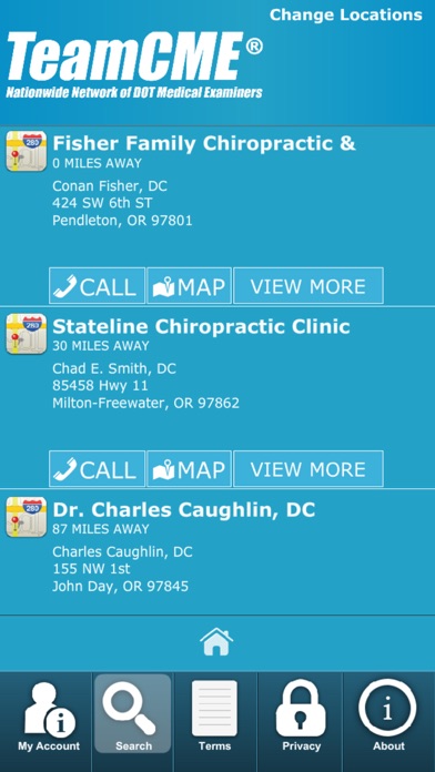 How to cancel & delete DOT Physical Exam Locations from iphone & ipad 2