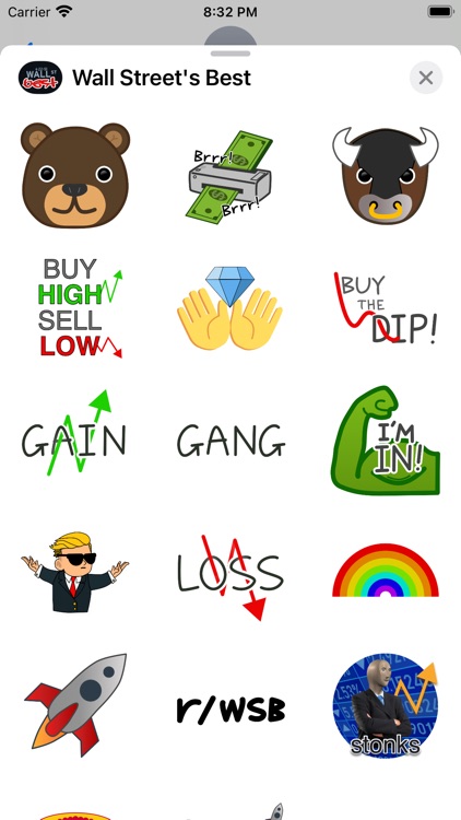 Wall Street's Best Stickers