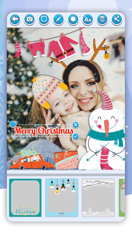 Merry Christmas Photo Frames .