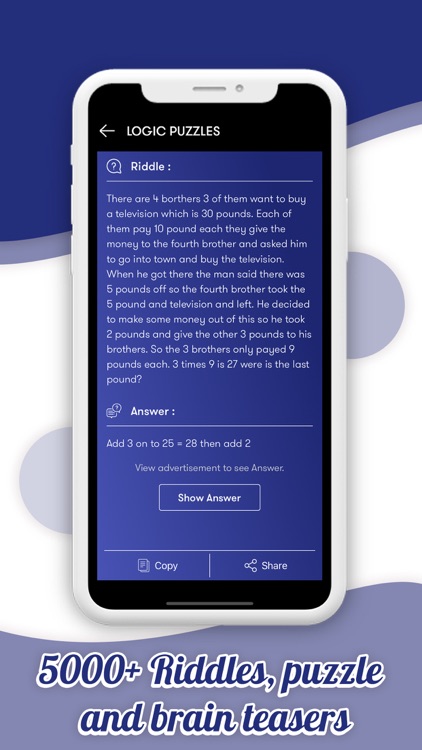 Riddles - The Brain Game screenshot-4