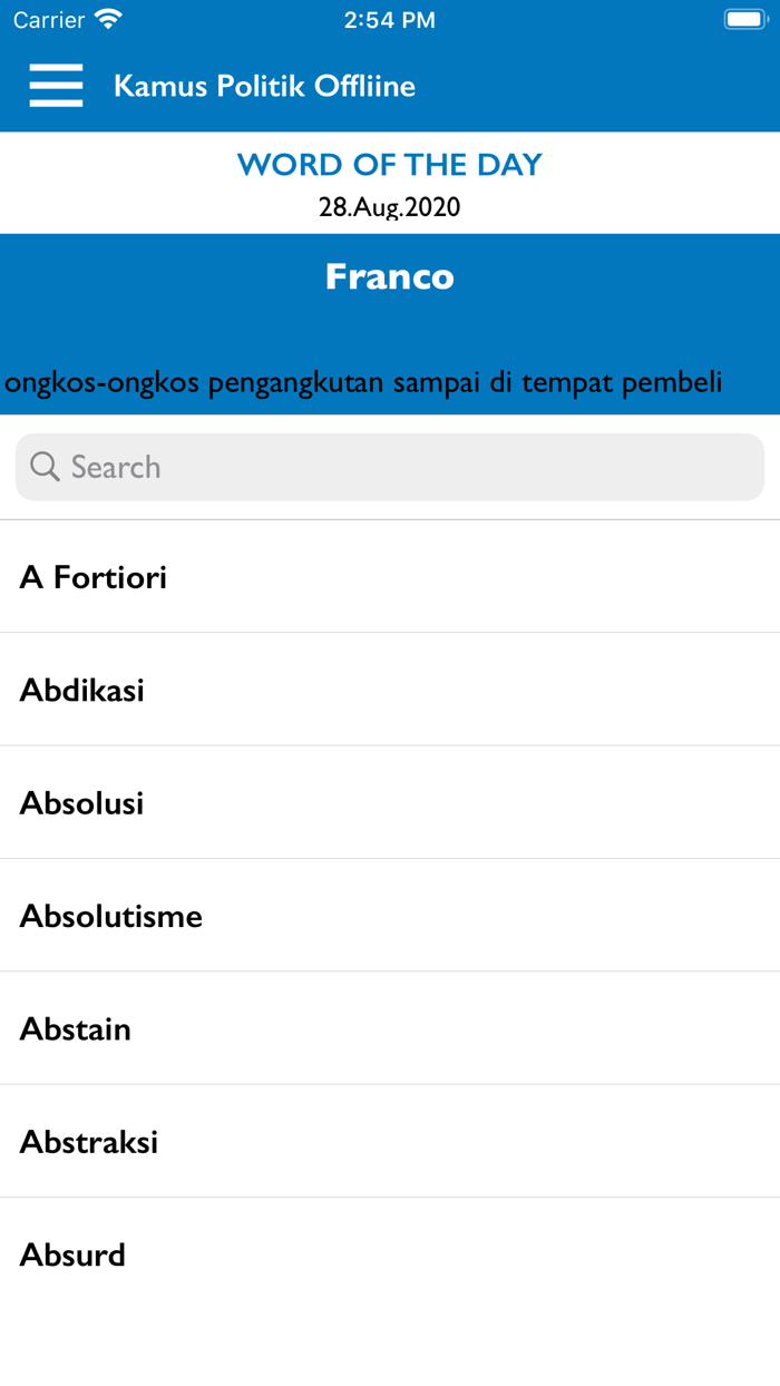 Kamus Politik Offline