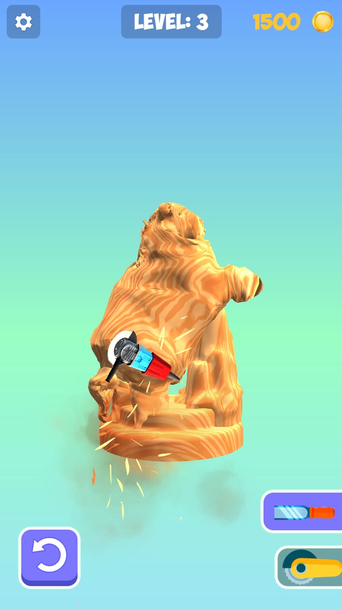 Idle Wood Carving 3D