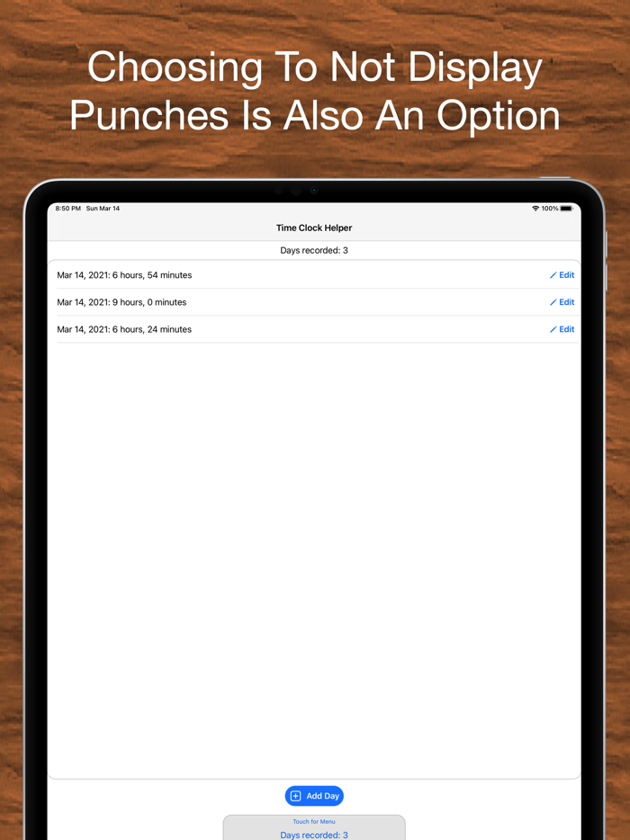 Time Clock Helper - Advanced